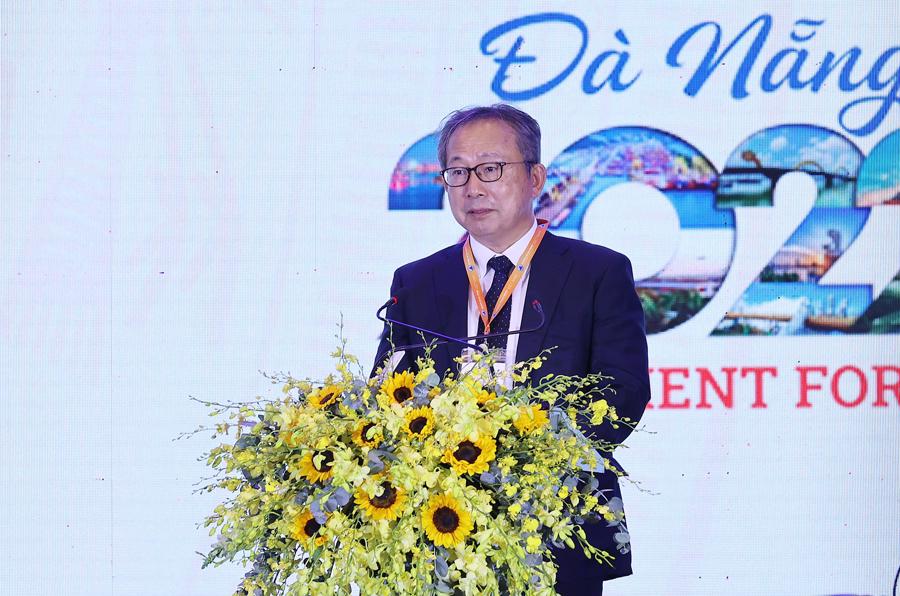 Đại sứ Đặc mệnh to&agrave;n quyền Nhật Bản tại Việt Nam Yamada Takio ph&aacute;t biểu tại sự kiện ng&agrave;y 25/6/2022..&nbsp;