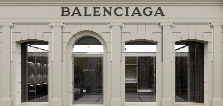 Một v&agrave;i h&igrave;nh ảnh về cửa h&agrave;ng Haute Couture của Balenciaga tại Paris vừa được h&eacute; lộ trước giờ khai trương.