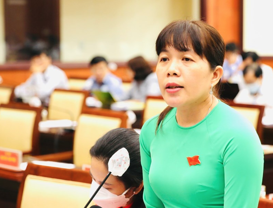 Đại biểu Nguyễn Thị Thanh Diệu (Củ Chi) - Ảnh: VP.