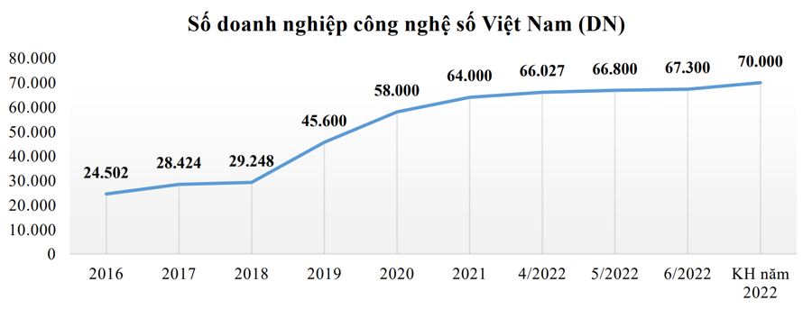 6 tháng, Việt Nam có thêm hơn 3.400 doanh nghiệp công nghệ số mới  - Ảnh 3