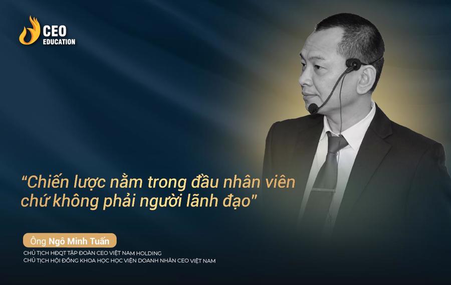 &Ocirc;ng Ng&ocirc; Minh Tuấn - Chủ tịch Hội đồng Quản trị Tập đo&agrave;n CEO Việt Nam Holding.