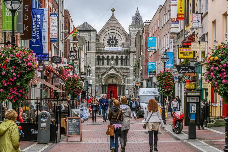 Phố Grafton ở Dublin, Ireland - Ảnh: Getty Images