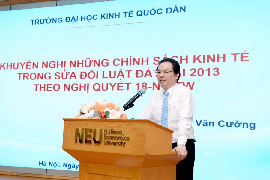 GS.TS Hoàng Văn Cường, Đại biểu Quốc hội khóa XV, Phó Hiệu trưởng Đại học Kinh tế Quốc dân.