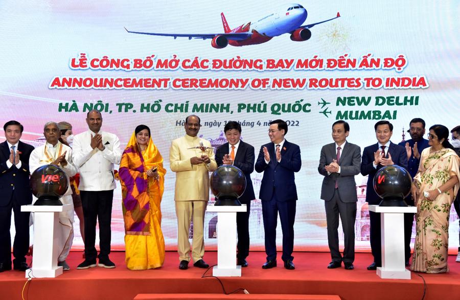 Vietjet ti&ecirc;n phong mở đường bay giữa Việt Nam v&agrave; Ấn Độ với 17 đường bay (ảnh: M.H).