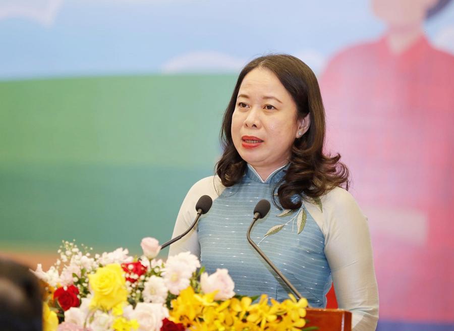 Phó Chủ tịch nước Võ Thị Ánh Xuân phát biểu tại Diễn đàn.