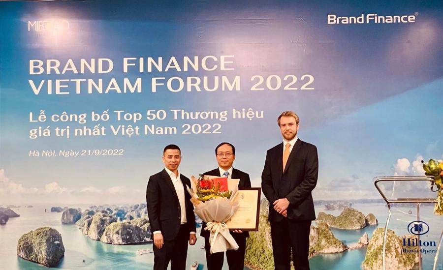 Bảo Việt nằm trong TOP 50 thương hiệu giá trị nhất Việt Nam năm 2022.