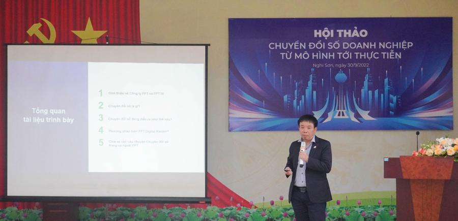 &Ocirc;ng Đ&agrave;o Gia Hạnh chia sẻ về xu hướng chuyển đổi số hiện nay.