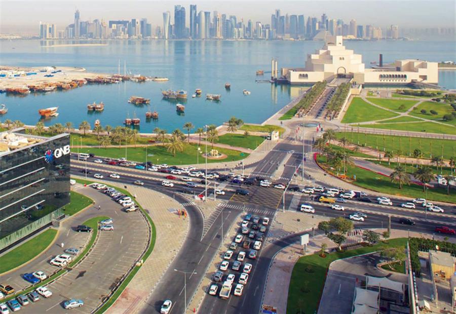 Qatar&nbsp;đối mặt nhiều nỗi lo, trong đ&oacute; bao gồm t&igrave;nh trạng tắc nghẽn đường phố.