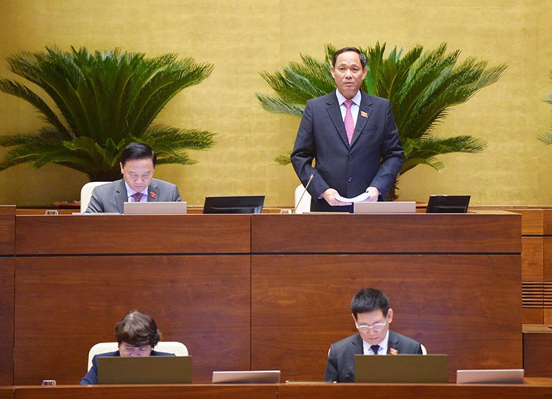 Thượng tướng Trần Quang Phương, Ph&oacute; Chủ tịch Quốc&nbsp;điều h&agrave;nh phi&ecirc;n họp - Ảnh: Quochoi.vn.