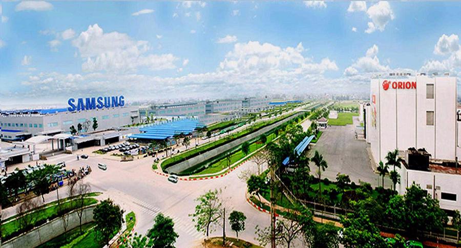 Trong top 6 doanh nghiệp 100% vốn FDI tại Việt Nam c&oacute; tới 3 doanh nghiệp điện tử đều nằm ở Bắc Ninh (Samsung, Poster, Canon).