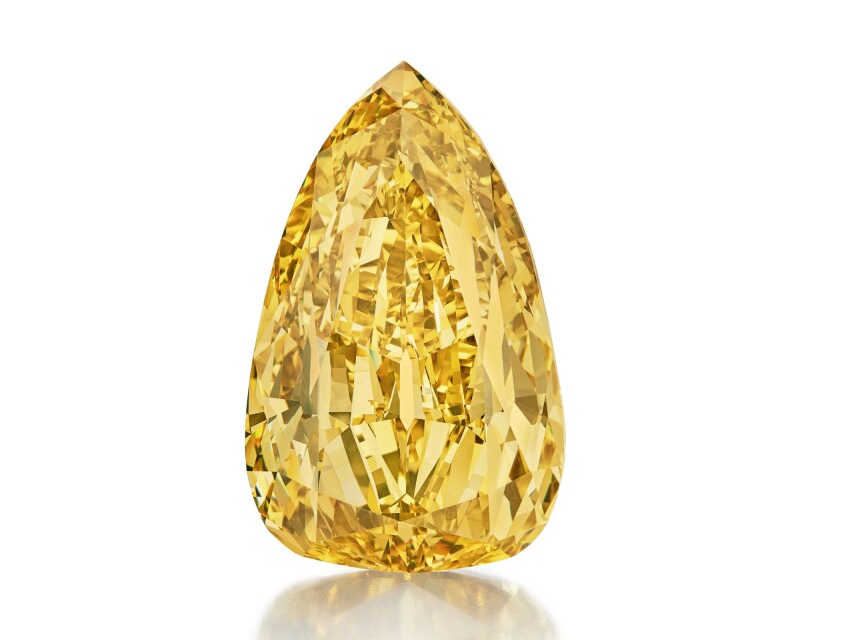 Viên kim cương “Chim yến vàng” dự kiến đấu giá được 13 triệu bảng Anh - Ảnh 1