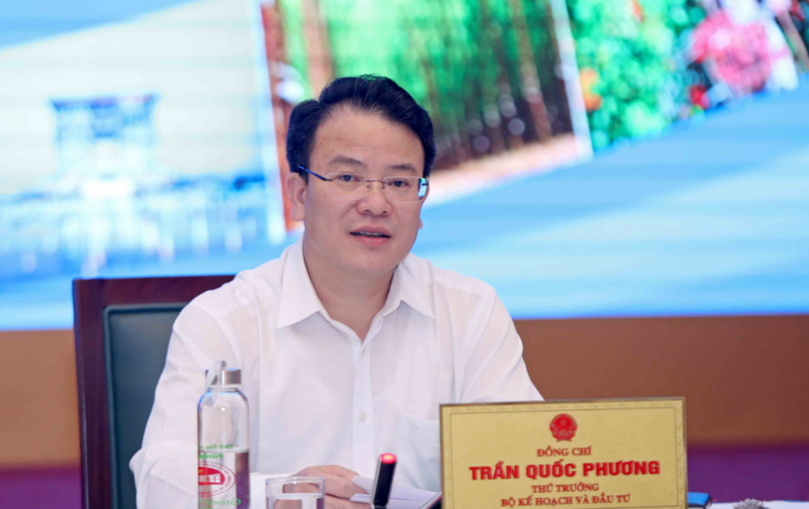 Thứ trưởng Trần Quốc Phương thông tin tại buổi họp báo về Hội nghị.