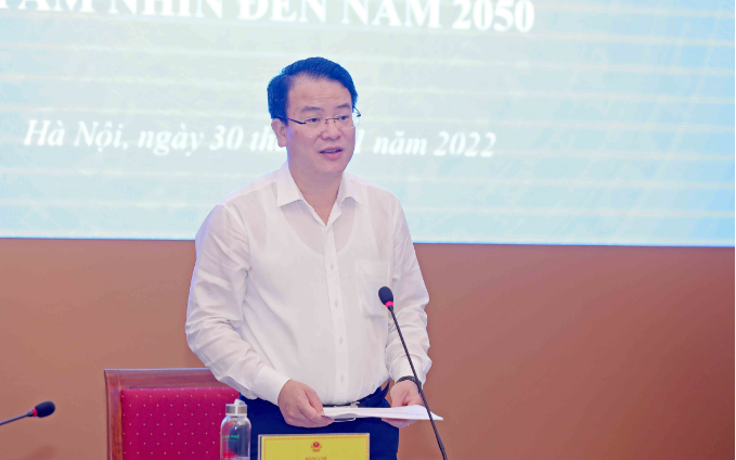 Thứ trưởng Bộ Kế hoạch v&agrave; Đầu tư Trần Quốc Phương, Chủ tịch Hội đồng thẩm định quy hoạch tỉnh Bắc Kạn thời kỳ 2021-2030, tầm nh&igrave;n đến năm 2050 kết luận.