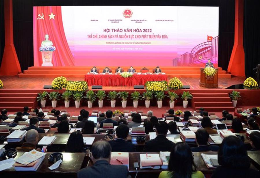 Hội thảo văn h&oacute;a 2022 diễn ra tại Bắc Ninh.