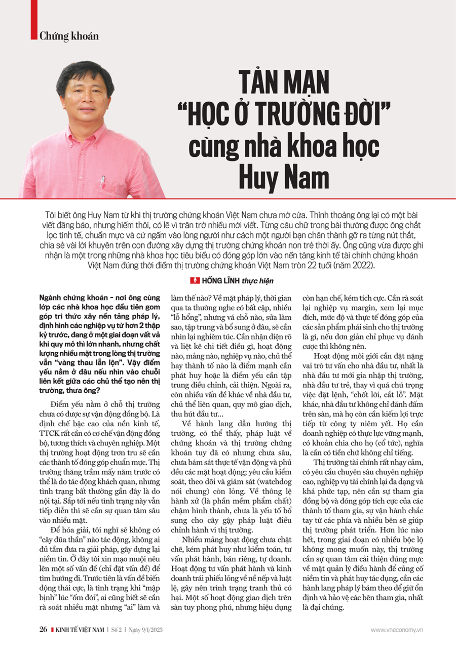 Tản mạn “học ở trường đời” cùng nhà khoa học Huy Nam   - Ảnh 8