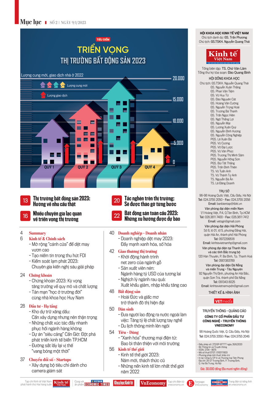 Đón đọc Tạp chí Kinh tế Việt Nam số 2-2023 - Ảnh 1