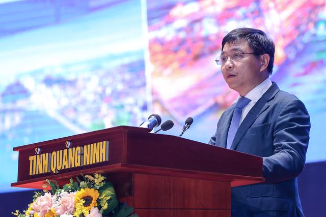 Bộ trưởng Bộ Giao th&ocirc;ng vận tải Nguyễn Văn Thắng ph&aacute;t biểu tại Hội nghị ng&agrave;y 12-2-2023 - Ảnh VGP.