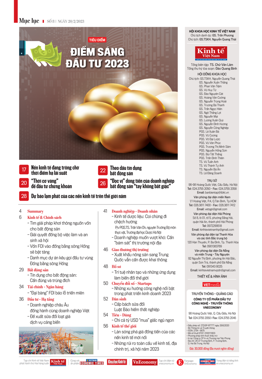Chào mừng đến với Tạp chí Kinh tế Việt Nam số tháng 8-2023 - Ảnh 2