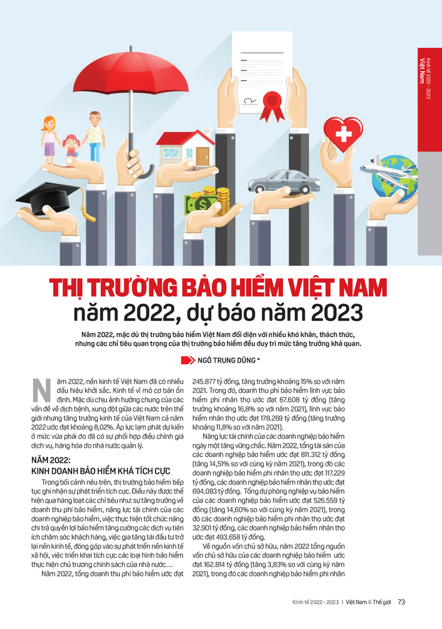 Thị trường bảo hiểm Việt Nam năm 2022, dự báo năm 2023 - Ảnh 1