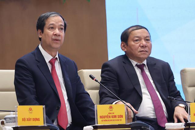 Bộ trưởng Bộ GD&amp;ĐT Nguyễn Kim Sơn - Ảnh: VGP/Nhật Bắc