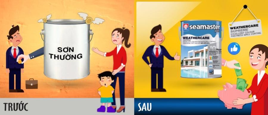 Seamaster Paint affirms brand name with quality - Ảnh 1