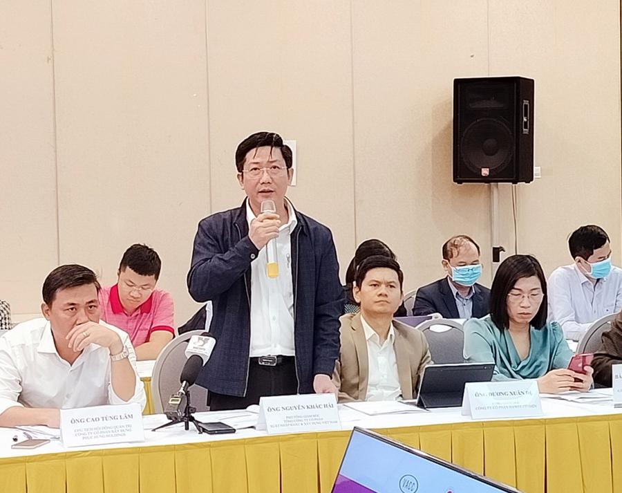Ông Nguyễn Khắc Hải, Phó Tổng giám đốc Tổng công ty CP Vinaconex: 