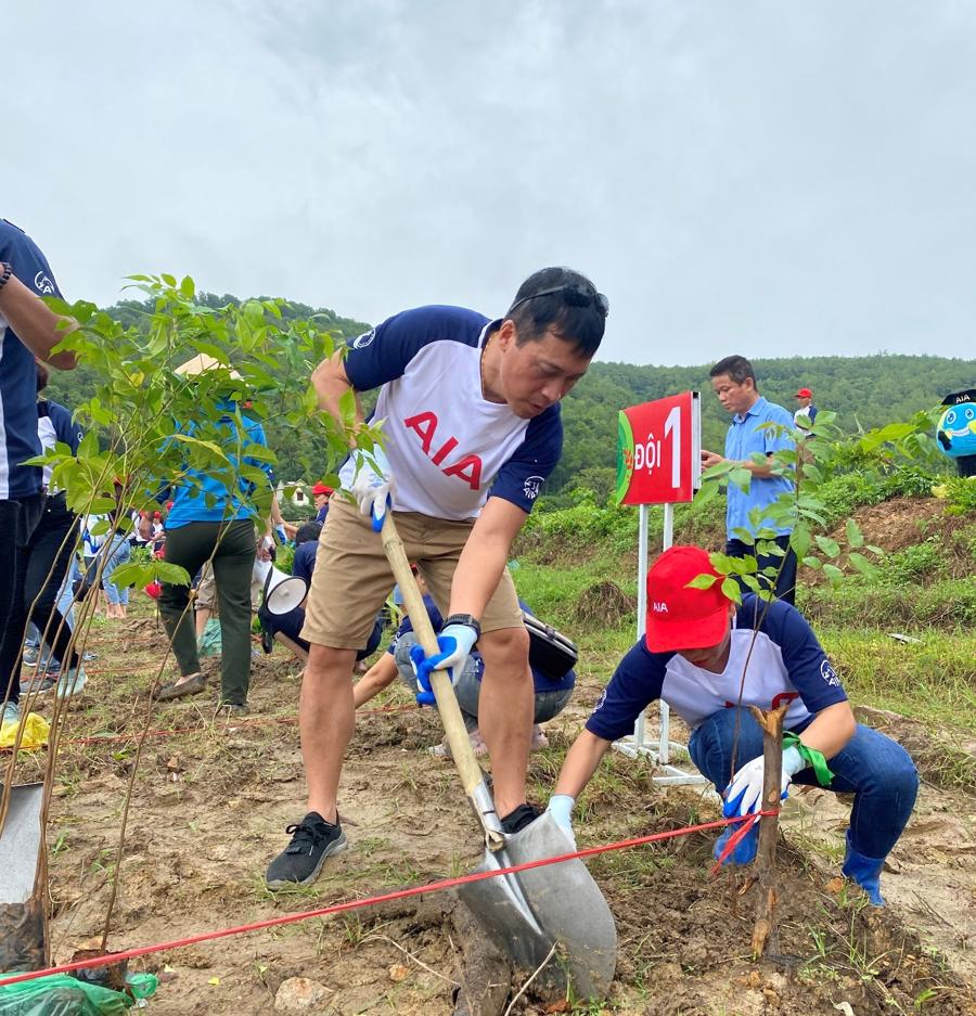 Hơn 23.000 c&acirc;y xanh AIA Việt Nam đ&atilde; được AIA trồng mới trong chương tr&igrave;nh &ldquo;V&igrave; Một H&agrave;nh Tinh Xanh&rdquo;.