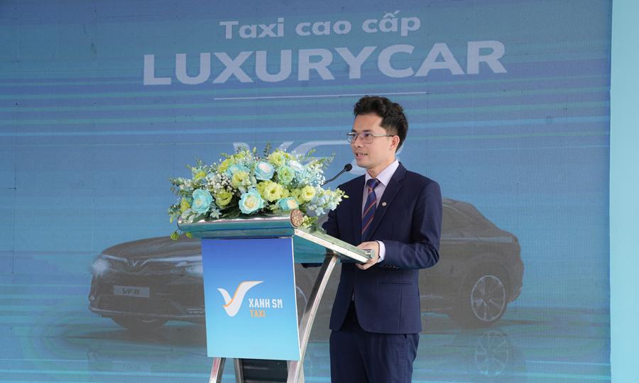 &Ocirc;ng Nguyễn Văn Thanh - Tổng gi&aacute;m đốc C&ocirc;ng ty GSM giới thiệu về dịch vụ Taxi Xanh SM sẽ ch&iacute;nh thức triển khai tại TP.HCM từ ng&agrave;y 30/4/2023.