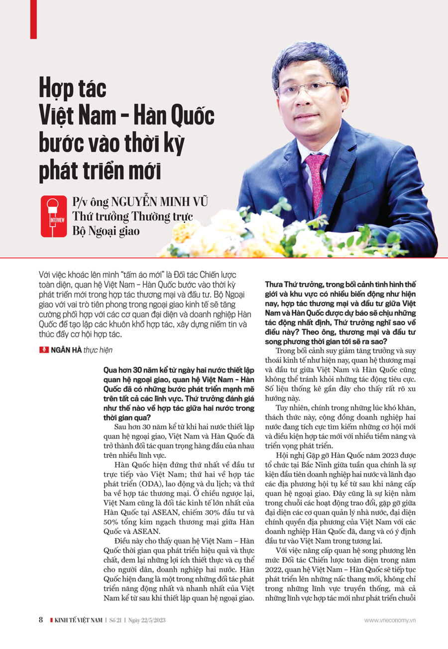 Hợp tác Việt Nam – Hàn Quốc bước vào thời kỳ phát triển mới - Ảnh 7
