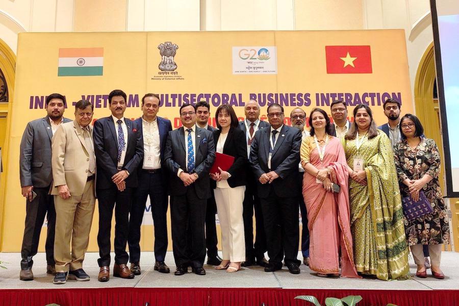 Members of the Indian business delegation visiting Vietnam. Photo: Viet Tuan