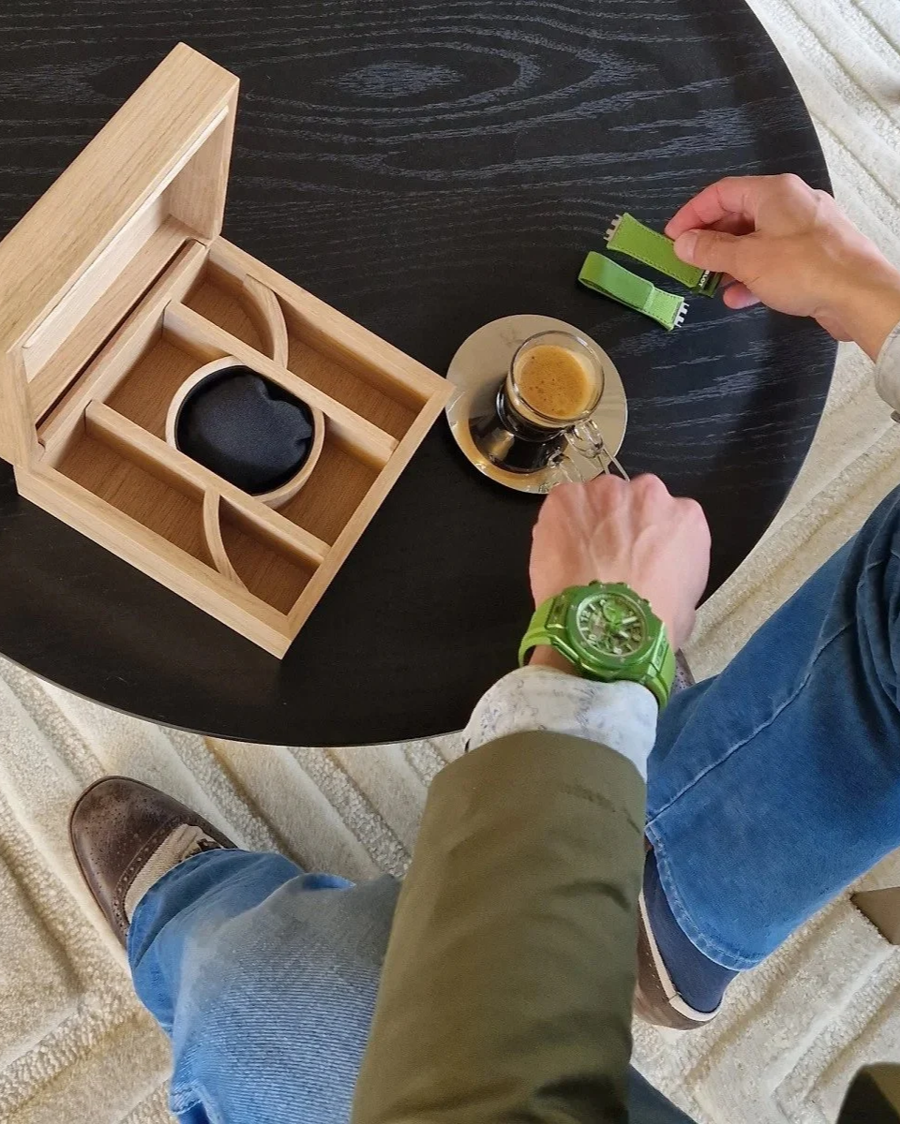 Hublot thử nghiệm vật liệu mới với đồng hồ chế tác từ bã cà phê - Ảnh 4