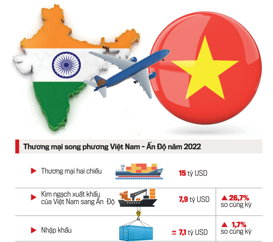 Tăng cường kết nối, tạo dựng cơ hội hợp tác Việt Nam - Ấn Độ  - Ảnh 1