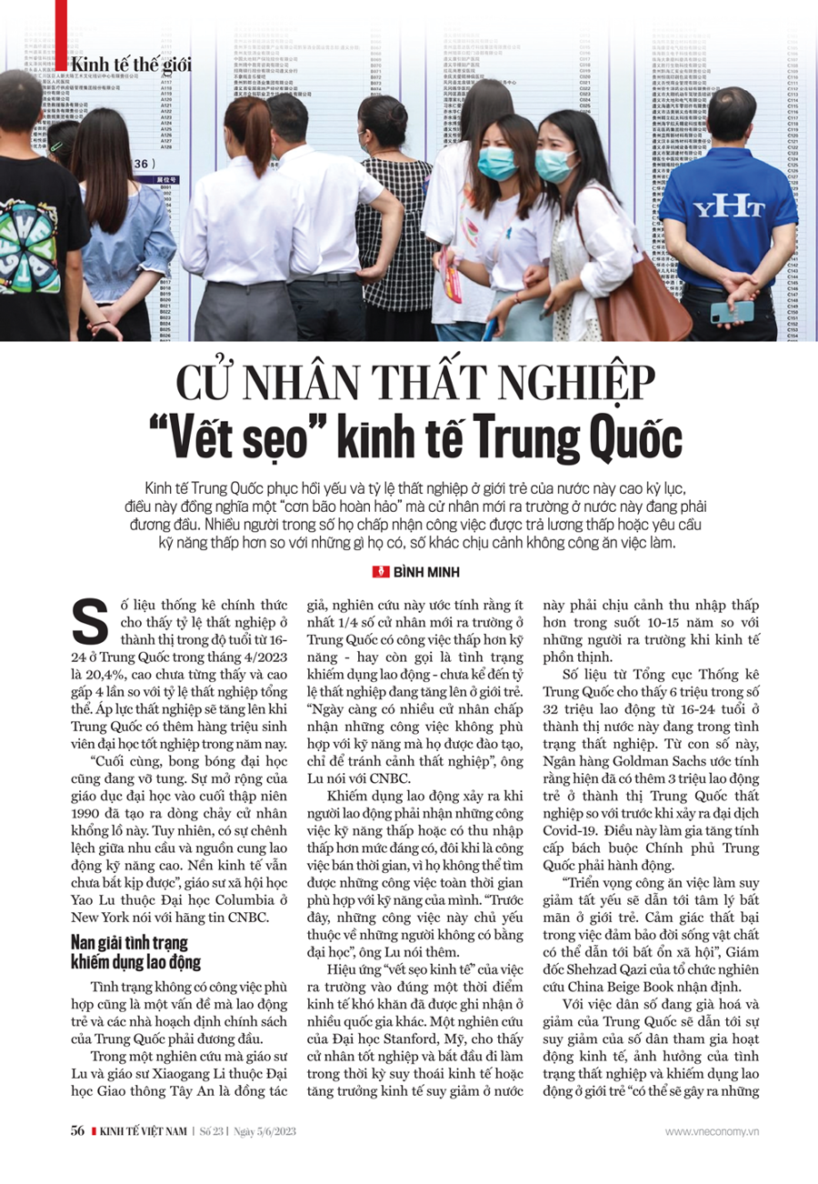 Cử nhân thất nghiệp: “Vết sẹo” kinh tế Trung Quốc - Ảnh 1