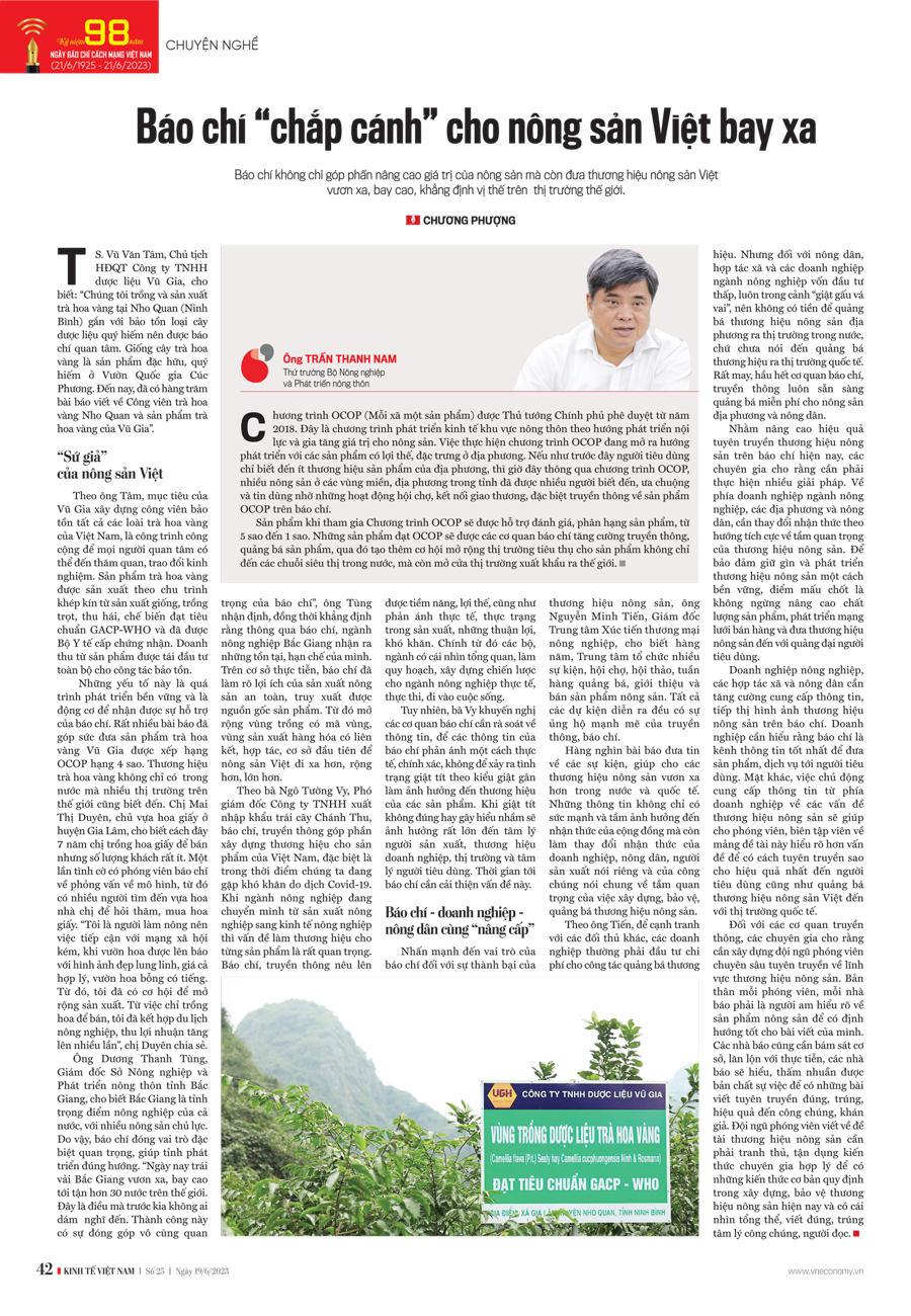 Báo chí “chắp cánh” cho nông sản Việt bay xa  - Ảnh 1