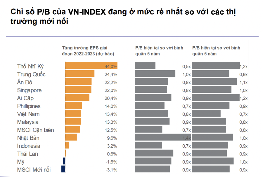 Chứng khoán Việt Nam đang bị định giá quá rẻ, VN-Index xứng đáng 1.300 điểm?  - Ảnh 1