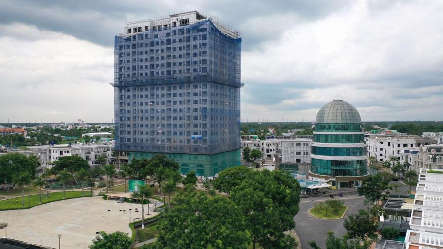 Chung Fancy Tower đ&atilde; cất n&oacute;c chuẩn bị b&agrave;n giao v&agrave;o qu&yacute; 4/2023 (ảnh: Bình Đặng).