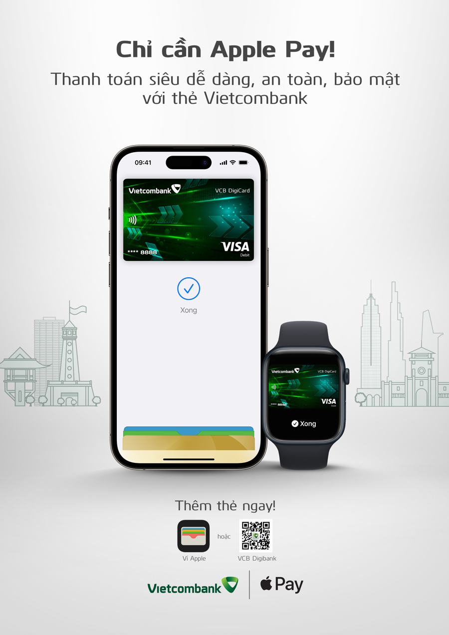 Vietcombank giới thiệu Apple Pay đến khách hàng - Ảnh 1