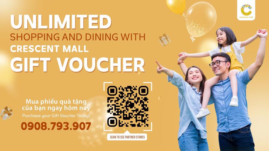 Crescent Mall Gift Voucher - Lựa chọn quà tặng hoàn hảo cho mọi người - Ảnh 1