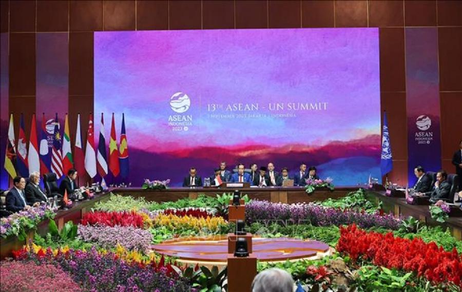 Hội nghị Cấp cao ASEAN - Li&ecirc;n hợp quốc lần thứ 13. Ảnh:TTXVN.