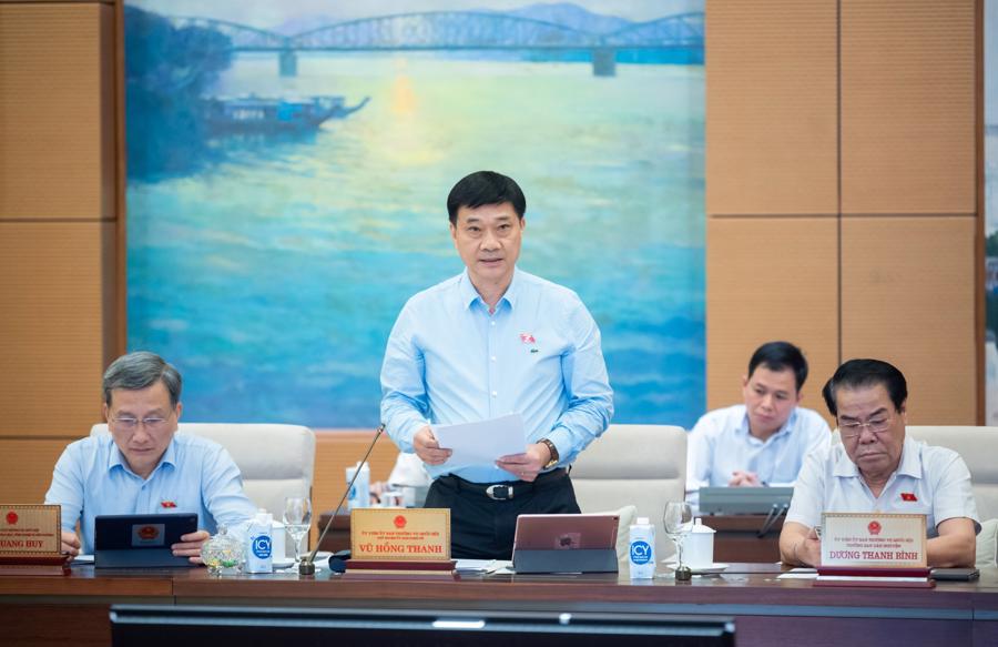 Chủ nhiệm Ủy ban Kinh tế của Quốc hội Vũ Hồng Thanh. Ảnh: Quốc hội