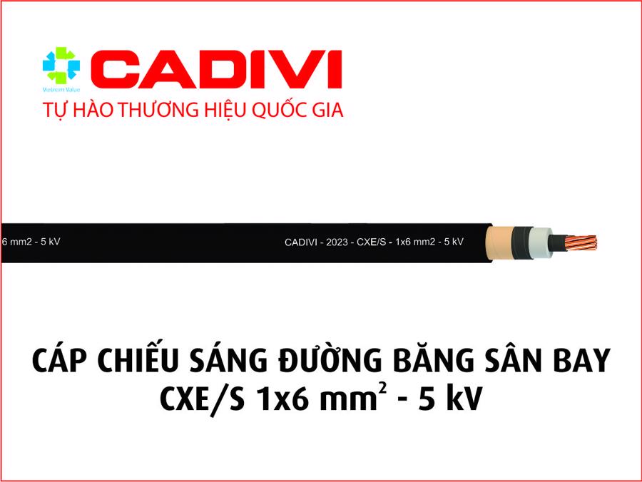 Cáp điện sơ cấp CXE/S 1x6 mm2 - 5 kV của công ty Cadivi - Đem nguồn sáng đến mọi nơi - Ảnh 1