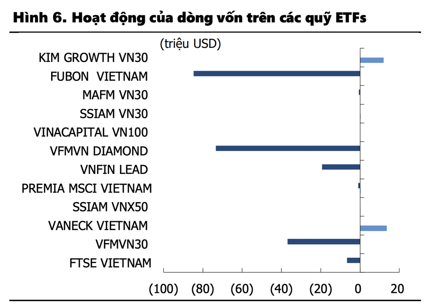 Dòng vốn tiếp tục rút ròng khỏi các ETF tại Việt Nam  - Ảnh 1