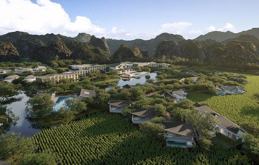 JW Marriott Trang An Resort &amp; Spa dự kiến đưa v&agrave;o hoạt động v&agrave;o năm 2028.