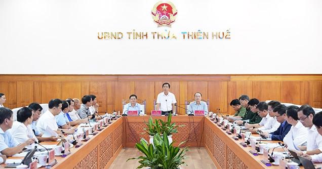 Phi&ecirc;n họp thường kỳ th&aacute;ng 10/2023 của UBND tỉnh Thừa Thi&ecirc;n Huế diễn ra chiều ng&agrave;y 1/11 vừa qua&nbsp;