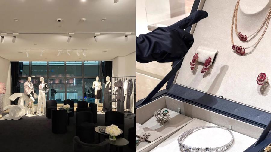 B&ecirc;n trong&nbsp;Chanel Salons Priv&eacute;s tại trung t&acirc;m mua sắm xa xỉ SKP Bắc Kinh.