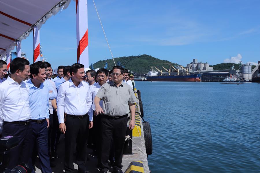 Thủ tướng Phạm Minh Chính thăm các dự án, công trình trọng điểm tại Thanh Hóa - Ảnh 5