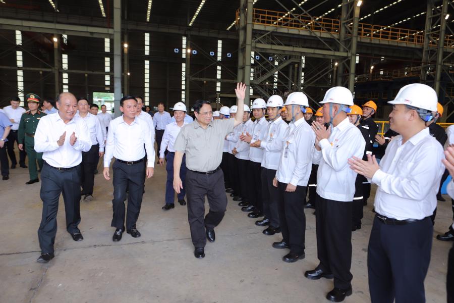 Thủ tướng Phạm Minh Chính thăm các dự án, công trình trọng điểm tại Thanh Hóa - Ảnh 7