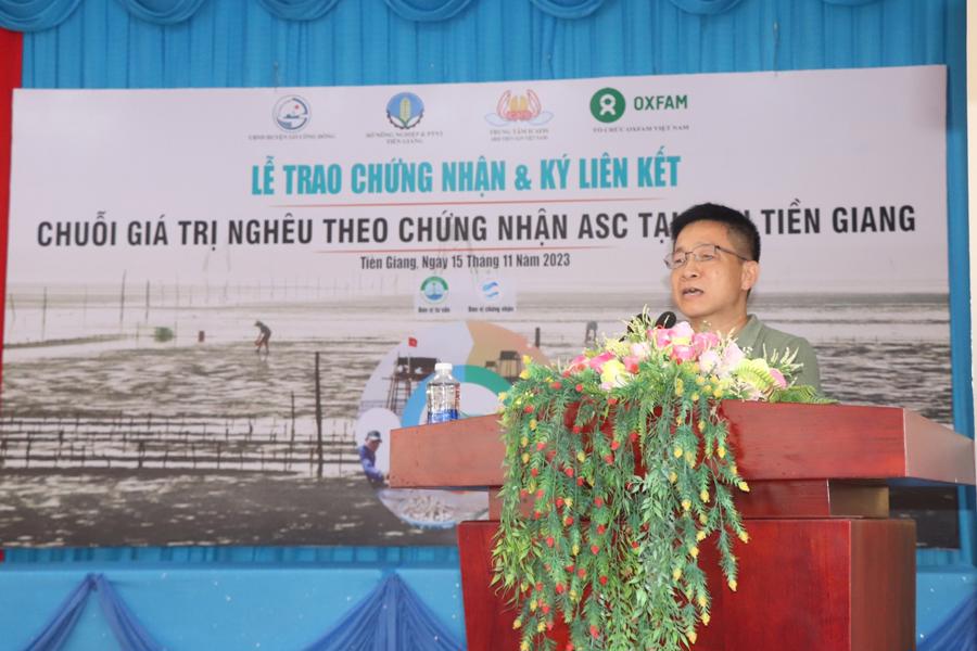 &Ocirc;ng Đinh Xu&acirc;n Lập: "Khi tu&acirc;n thủ chứng nhận ASC cho sản xuất ngh&ecirc;u sẽ mang lại nhiều lợi &iacute;ch".