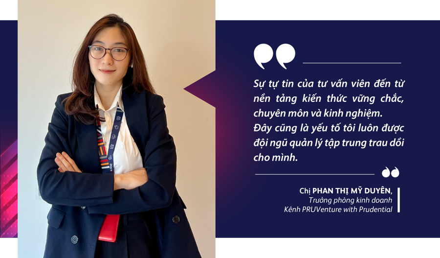 Chị Phạm Thị Mỹ Duy&ecirc;n, Trưởng ph&ograve;ng Kinh doanh k&ecirc;nh PRUVenture With Prudential.