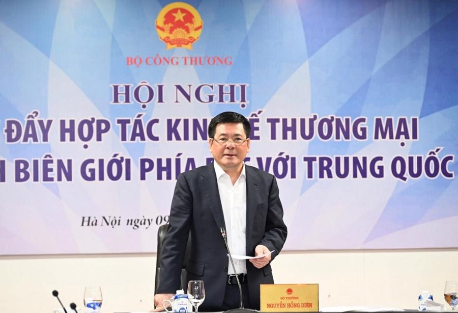 Bộ trưởng Nguyễn Hồng Di&ecirc;n: "Trong nhiều năm vừa qua, Trung Quốc l&agrave; một đối t&aacute;c thương mại lớn nhất của Việt Nam".